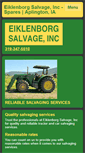 Mobile Screenshot of eiklenborgsalvage.com